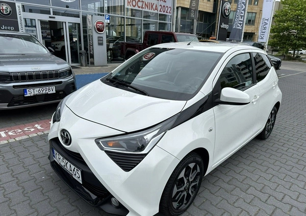 Toyota Aygo cena 44900 przebieg: 48003, rok produkcji 2018 z Radzionków małe 781